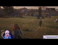 (3RD PARTY CONTENT) Twitch streamer playing Red Redemption 2 character passes out