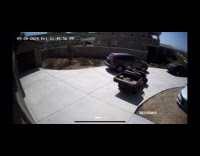 Man ran golf cart to the car