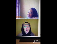 Positivity guy encourages girl on omegle feel better