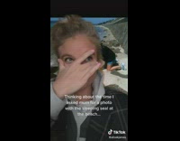 Blonde girl thought dead seal was just sleeping for photo 