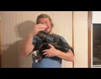 Cat carried hate scratches from left hand