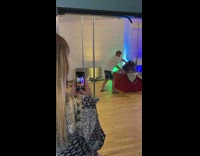 Pole dancer tries to take mermaid photos on pole 