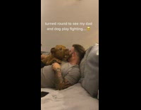 Collab Clips mpugc - Dad fake sleep with dog couch