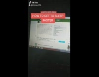 Guy turns light switch off falls asleep