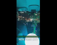 Uber driver has plant and fish tank in car 