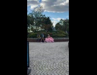 Elphaba and Glinda together at the park