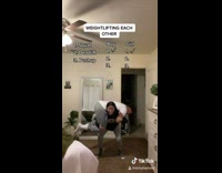 Collab BitchIG2 - Couple lift each other workout 