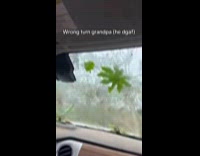 Collab Clips MPUGC - Grandpa driving pummels through trees