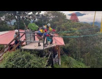 Collab PubityPets - Kid Rides on Giant Swing on Mountain