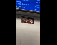 Collab Subway Creatures - Subway sticker no sign trump head silhouette