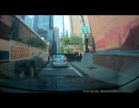 Collab WINY - Bus on Left Lane Turns Right and Scrapes Car dash camera