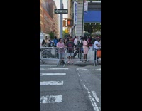 Guy stands with sign saying he needs pussy