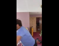 Collab ClipsIG - Guy reacts to woman punching 