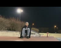 Guy falls off bike bounces over camera