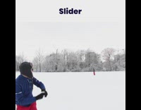 Guy throws snowballs at friend 