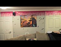 Dead spider on the penguin stuffed toy