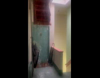 Water leaks from the ceiling of apartment