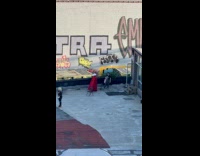 Submitter shows anime cosplayers filming on rooftop