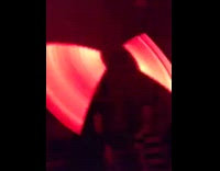 Black shirt guy hits face red lightsaber 