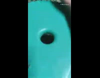 Man rub hairy arm plastic chair electricity