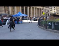 Anti-Masker Talks About Trusting Own Immune System at COVID Test Site