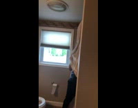 Dad scares guy in bathroom with fake spider in tupperware 