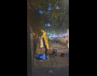 Guy raps in banana costume 