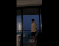 Man got scared of lightning strike 