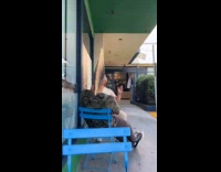 Collab Clips MPUGC - Man with huge mohawk at smoothie bar