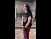 Girl tells protesters she is homosexual and not homosapien 