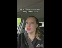 Woman drive car ask for random lifehacks