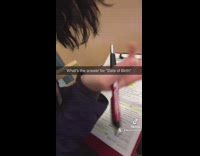 Guy ask girl the answer for date of birth