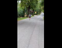 Man run tries to break speed limit