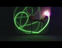 LED Pendulum glow wall green lights satisfying