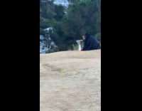 Collab IITW - Woman with fire poses near other photoshoot