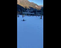 Woman fell and dragged by ski lift 