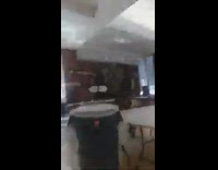 Guy in cafeteria confused about ringing noise