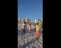 Collab BitchMP - Guy escapes police car on beach and runs away