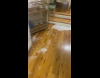 Water Drips from Clogged Sink at Apartment