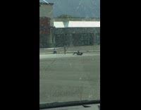 Guy skateboard kickflip fail fall down ground