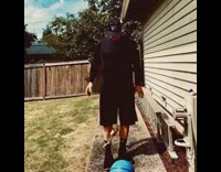 Guy does beer basketball challenge successfully 