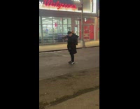 Man in leather binding and underwear photoshoot