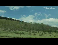 Car travel Colorado Mountain time lapse