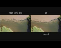 Two rivers collide make streamwise oriented vortices