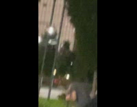 Woman feet on ledge full body paint 