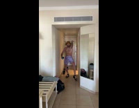 Man in High Heels Dances at Home
