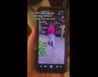 Collab BitchMP - Guy records himself running for gym class