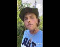 Blue nike shirt guy woodchuck wood riddle 