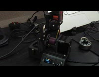 Robot machine that cracks and unlocks padlock in a minute