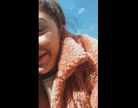 Pink jacket girl needs advice falls outside 